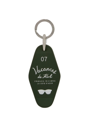 Karl Lagerfeld Vacances de Karl keyring - Green