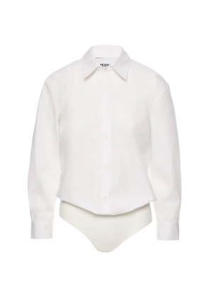 MEDEEA cotton shirt bodysuit - White