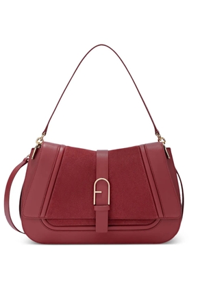 Furla top handle leather tote - Red