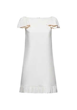 Valentino Garavani ruffled dress - White