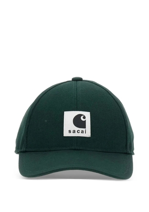 Carhartt WIP x Sacai logo patch hat - Green