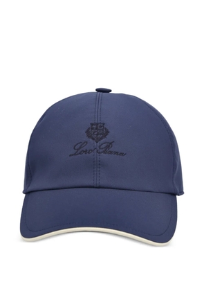 Loro Piana logo-embroidery baseball cap - Blue