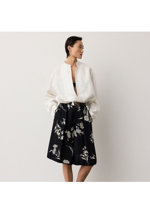 Averey Floral Satin Shorts