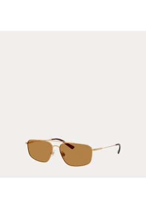 Polo Rectangle Aviator Sunglasses