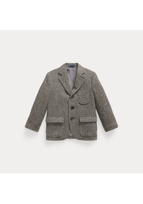 Wool-Blend Herringbone Blazer