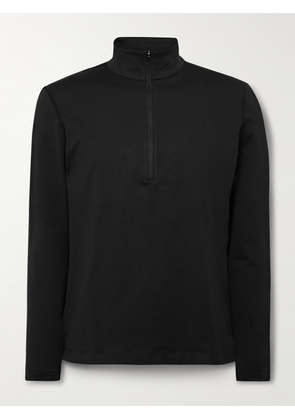 Lululemon - Slim-Fit Stretch Recycled-Jersey Half-Zip Top - Men - Black - S
