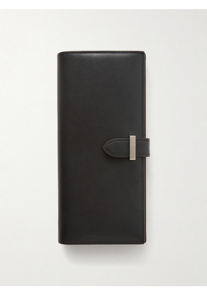 Dunhill - Alfred Patina-Leather Billfold Wallet - Men - Black