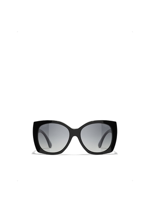Womens Chanel Ch5519 Square-Frame Acetate Sunglasses