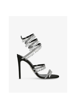 Womens Rene Caovilla Chandelier 105 Leather Heeled Courts