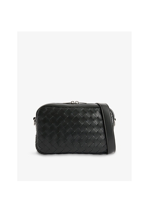 Mens Bottega Veneta Small Intrecciato Leather Camera Bag