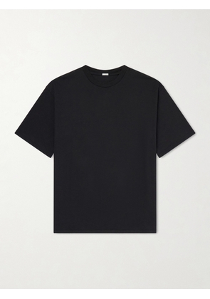 A.PRESSE - Cotton and Cashmere-Blend T-Shirt - Men - Black - 1