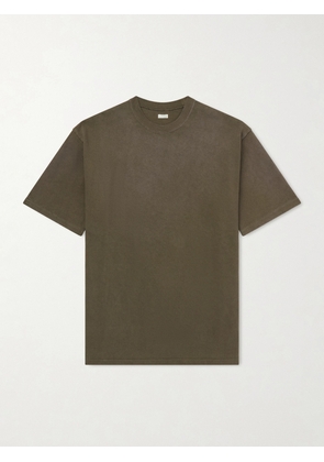 A.PRESSE - Vintage Cotton-Jersey T-Shirt - Men - Green - 1