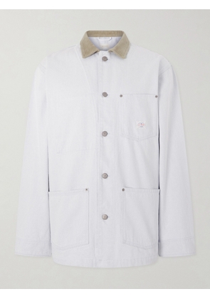 Aimé Leon Dore - Corduroy-Trimmed Denim Jacket - Men - White - S
