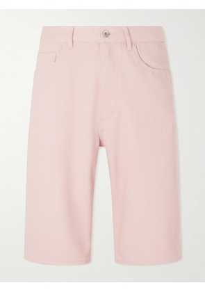 Auralee - Wide-Leg Silk Shorts - Men - Pink - 3