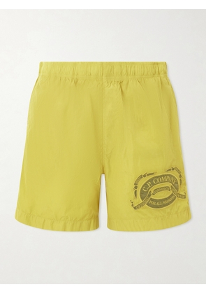C.P. Company - Straight-Leg Mid-Length Swim Shorts - Men - Yellow - IT 44