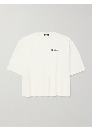 Willy Chavarria - Taco Shop Buffalo Printed Cotton-Jersey T-Shirt - Men - White - S