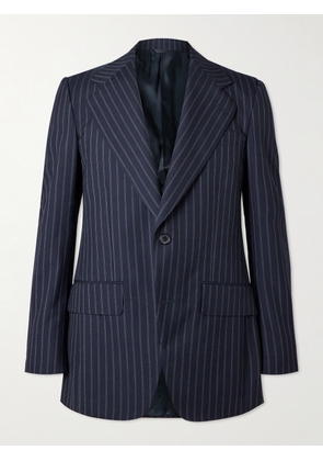 Husbands - Pinstriped Wool Suit Jacket - Men - Blue - IT 46