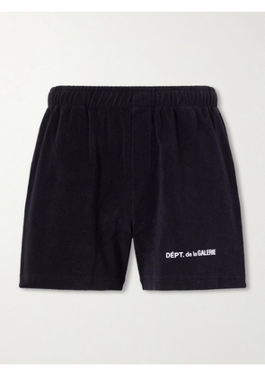Gallery Dept. - Zuma Straight-Leg Logo-Print Organic Cotton-Jersey Shorts - Men - Black - S