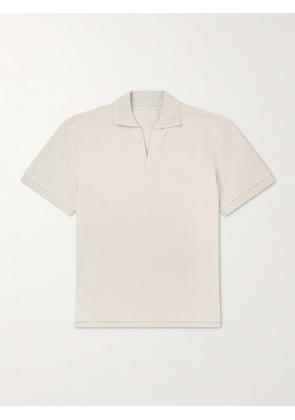 Stòffa - Cotton-Piqué Polo Shirt - Men - Neutrals - IT 46