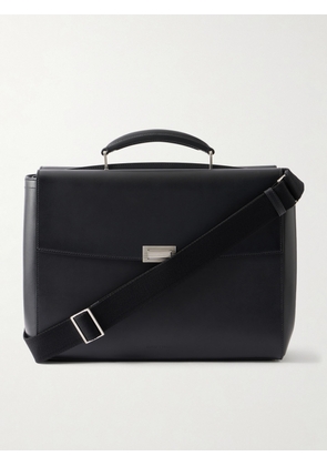 Dunhill - Alfred 40 Patina-Leather Briefcase - Men - Black