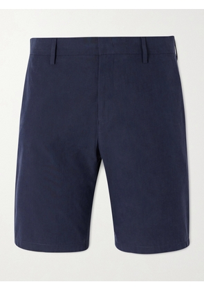 Paul Smith - Straight-Leg Cotton and Lyocell-Blend Shorts - Men - Blue - UK/US 30