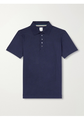 Paul Smith - Striped Cotton-Jersey Polo Shirt - Men - Blue - S