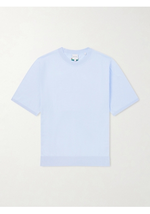Paul Smith - Knitted Cotton T-Shirt - Men - Blue - S