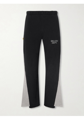 Gallery Dept. - Flared Logo-Print Cotton-Jersey Sweatpants - Men - Black - XS