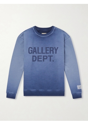 Gallery Dept. - Logo-Print Cotton-Jersey Sweatshirt - Men - Blue - S