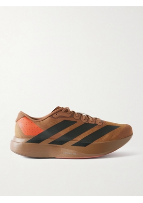 ADIDAS RUNNING - Humanrace Adizero Evo SL Rubber-Trimmed Mesh Running Sneakers - Men - Brown - UK 6.5