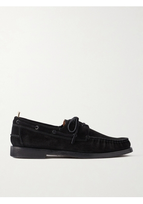 Officine Creative - Balfron Suede Boat Shoes - Men - Black - EU 41
