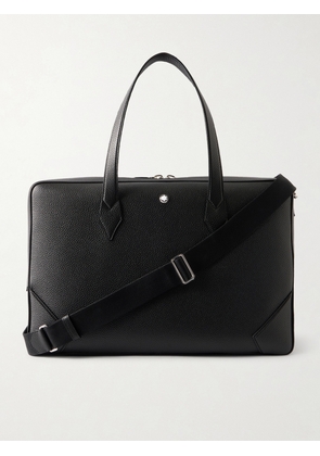 Montblanc - Full-Grain Leather Weekend Bag - Men - Black