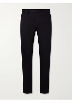 Mr P. - Samuel Straight-Leg Organic Cotton Chinos - Men - Black - 28