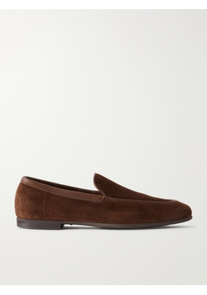 John Lobb - Tyne II Suede Loafers - Men - Brown - UK 6