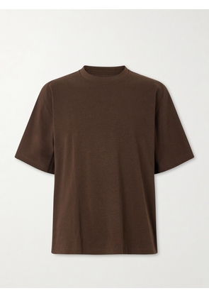 Portal - Root Organic Cotton and Hemp-Blend Jersey T-Shirt - Men - Brown - XS