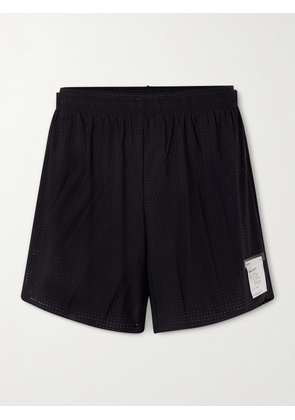 Satisfy - 5" Straight-Leg Logo-Appliqu&eacute;d Space‑O&trade; Shorts - Men - Black - XS