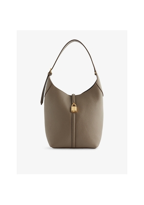 Womens Demellier The Siena Grained Leather Bucket Bag