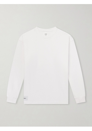 WTAPS - SIGN-YD Cotton-Jersey T-Shirt - Men - White - S