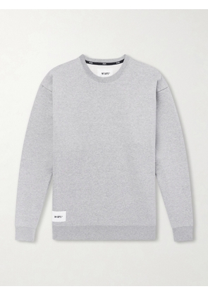 WTAPS - SIGN-YD Cotton-Jersey Sweatshirt - Men - Gray - S