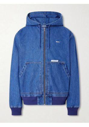 WTAPS - D00M Denim Hooded Jacket - Men - Blue - S