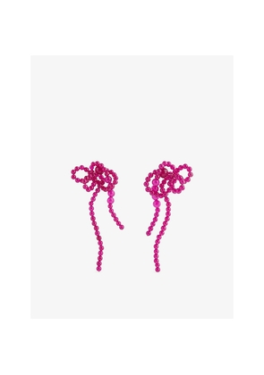 Womens Completedworks Chalcedony Bead Silver Drop Earrings