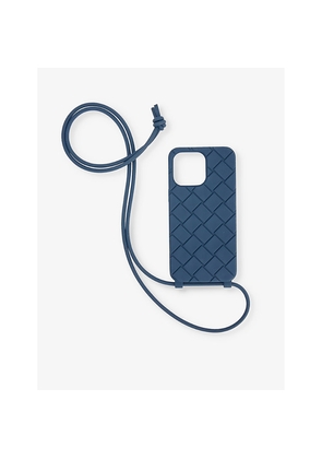 Mens Bottega Veneta Intrecciato Rubber Iphone 15 Pro Max Case