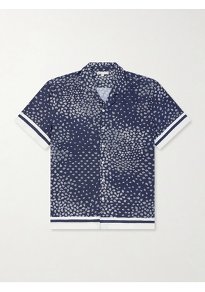 Onia - Camp-Collar Paisley-Print TENCEL™ Lyocell Shirt - Men - Blue - S