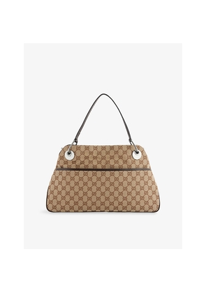 Womens Reselfridges Pre-Loved Gucci GG Eclipse Canvas Shoulder Bag