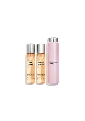 Womens Chanel Chance Eau De Toilette Twist and Spray 3 x 20ml