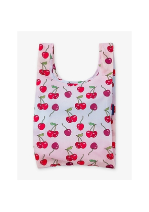 Womens Baggu Baby Cherry-Print Woven Tote Bag