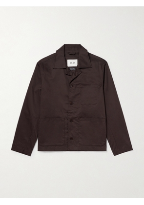 NN07 - Morgan 10021 Stretch Organic Cotton-Gabardine Blouson Jacket - Men - Brown - S