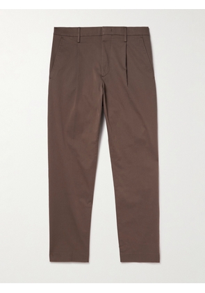 NN07 - Bill 1804 Straight-Leg Organic Cotton-Blend Trousers - Men - Brown - UK/US 28