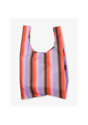 Womens Standard Baggu Gradient-Stripe Woven Tote Bag