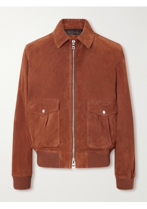Mr P. - Suede Blouson Jacket - Men - Brown - XS